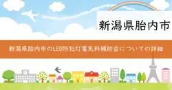 LED防犯灯電気料補助金の画像