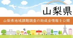 公益財団法人山梨総合研究所地域課題調査研究事業費補助金の画像