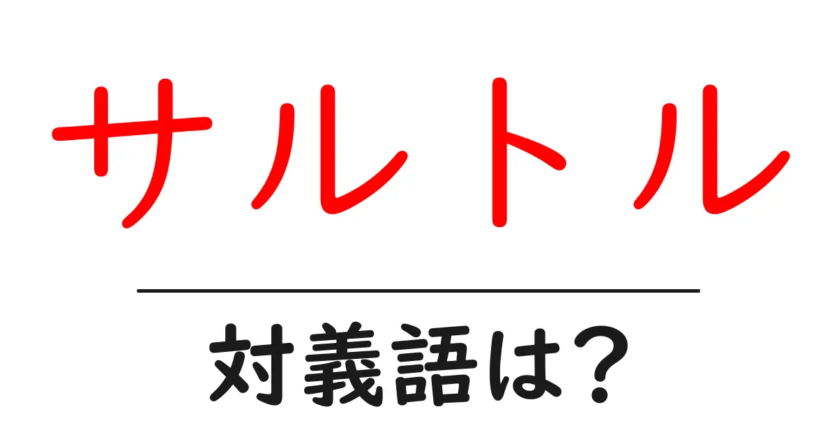 サルトルの対義語・反対語を使用例を交えて分かりやすく解説!