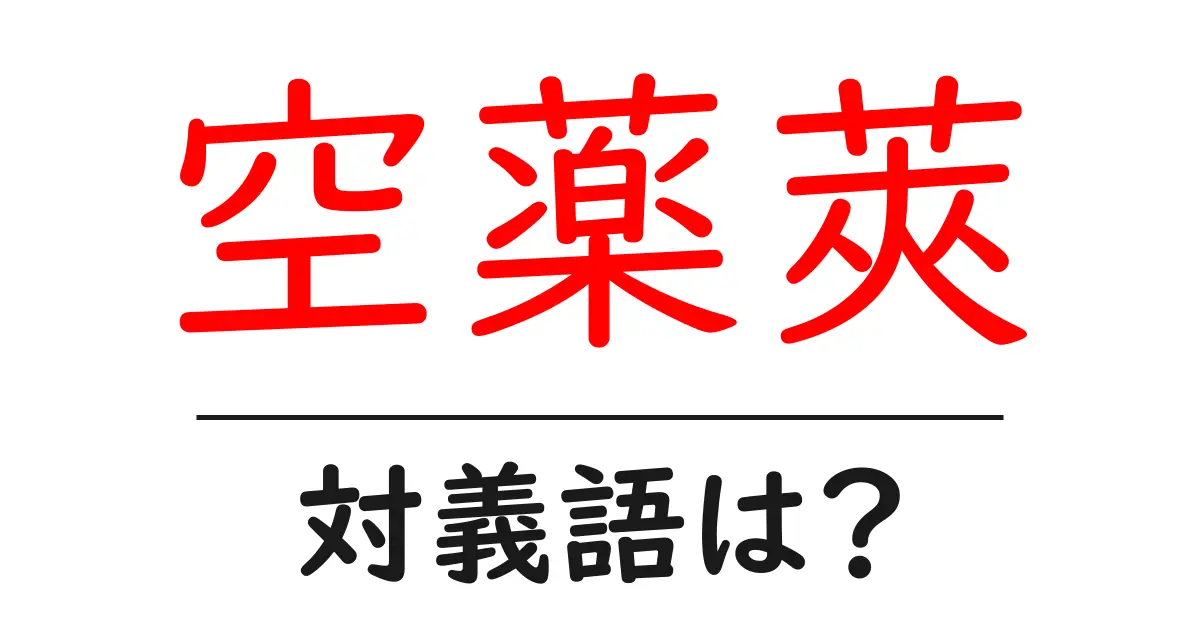 空薬莢の対義語・反対語を使用例を交えて分かりやすく解説!