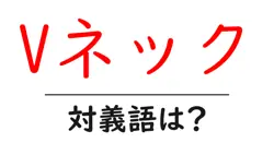 Vネックの対義語・反対語を使用例を交えて分かりやすく解説！
