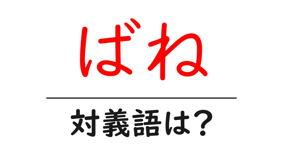 ばねの対義語・反対語を使用例を交えて分かりやすく解説!