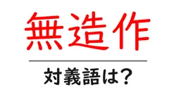 無造作の対義語・反対語を使用例を交えて分かりやすく解説！