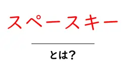 スペースキー・とは？初心者にもわかる基本と使い方ガイド共起語・同意語・対義語も併せて解説！
