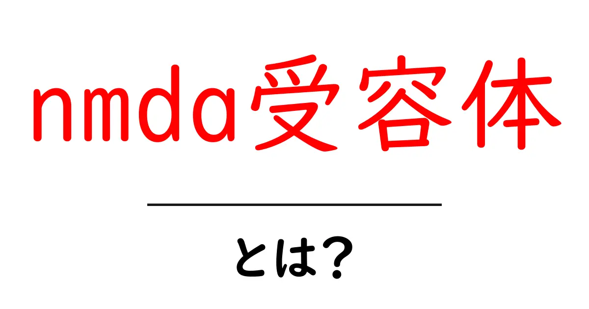 nmda受容体とは？ 神経の信号をつなぐ重要な受容体をやさしく解説共起語・同意語・対義語も併せて解説！