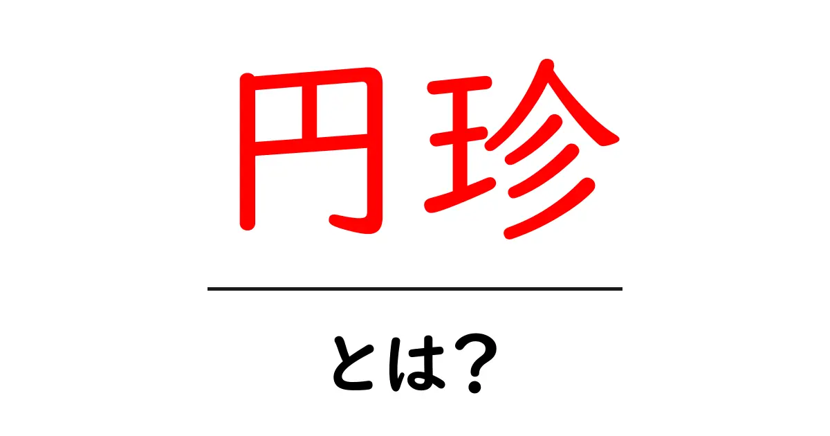 円珍とは？初心者向けに解説する基本ガイド共起語・同意語・対義語も併せて解説！