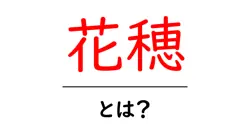 花穂・とは？ 花穂の意味と植物の仕組みをわかりやすく解説共起語・同意語・対義語も併せて解説！