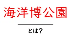 海洋博公園・とは？沖縄の魅力を徹底解説共起語・同意語・対義語も併せて解説！