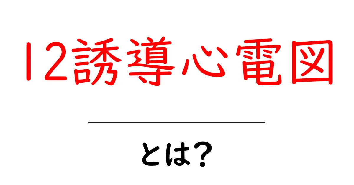 12誘導心電図とは?初心者にもわかる基本ガイド共起語・同意語・対義語も併せて解説!