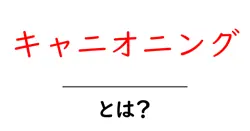 キャニオニング・とは？初心者向けガイドで学ぶ自然と冒険の楽しみ方共起語・同意語・対義語も併せて解説！