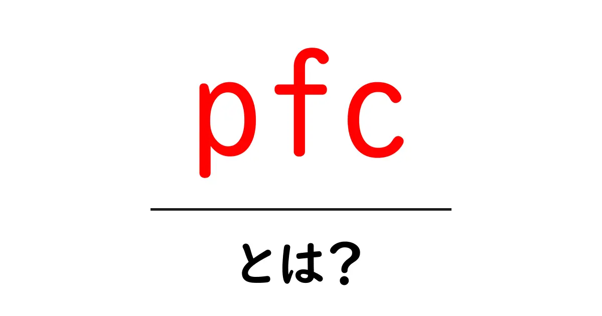 pfc・とは？脳の前頭前野をやさしく解説する入門ガイド共起語・同意語・対義語も併せて解説！