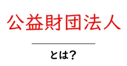 公益財団法人・とは？初心者にもわかる基本と仕組みを徹底解説共起語・同意語・対義語も併せて解説！