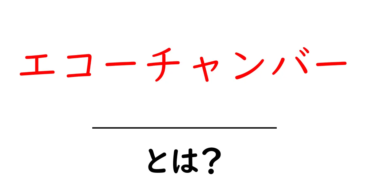 エコーチャンバー・とは？仕組みと対策を中学生にも分かる解説共起語・同意語・対義語も併せて解説！