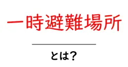 一時避難場所とは?災害時に知っておくべき基本ガイド共起語・同意語・対義語も併せて解説!