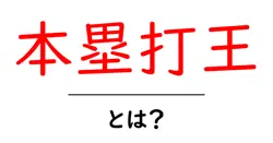 本塁打王・とは?野球の本塁打王を初心者にもわかりやすく解説共起語・同意語・対義語も併せて解説!