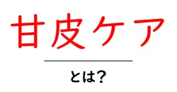 甘皮ケア・とは?初心者が今日から始める指先ケアの基本とコツ共起語・同意語・対義語も併せて解説!