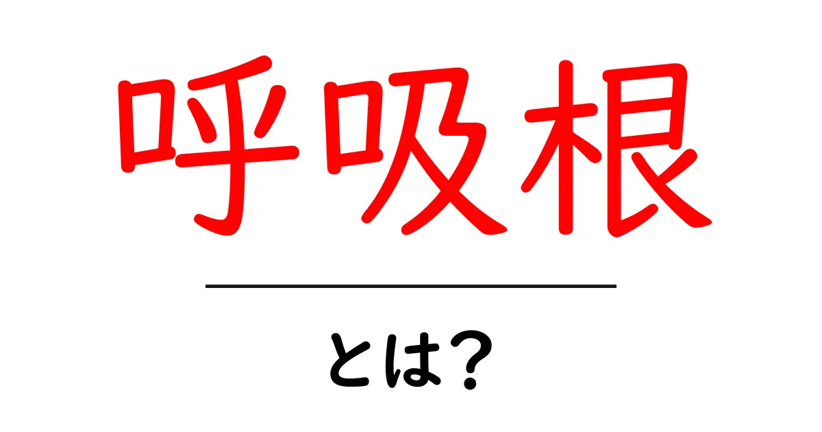 呼吸根とは？中学生にもわかる植物の呼吸を支える不思議な根のしくみ共起語・同意語・対義語も併せて解説！