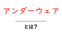 アンダーウェア・とは？初心者にも分かるやさしい解説と選び方共起語・同意語・対義語も併せて解説！