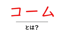 コームとは？初心者向けの基礎知識と正しい使い方ガイド共起語・同意語・対義語も併せて解説！