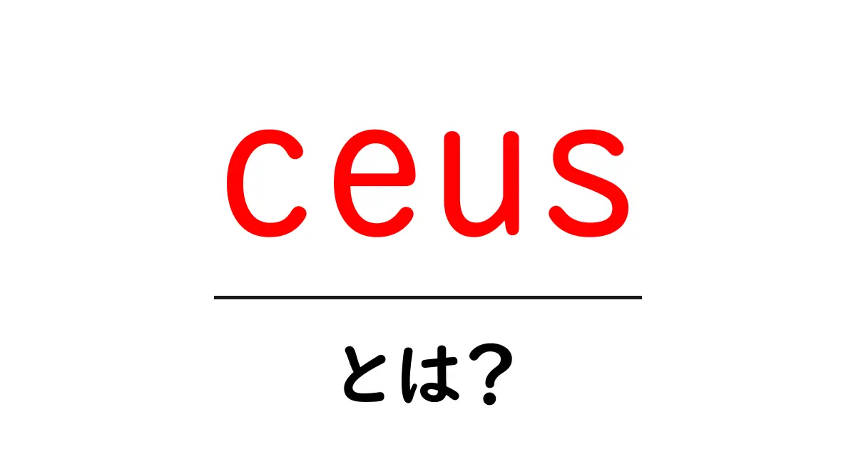 ceusとは?いま注目の画像診断CEUSをやさしく解説共起語・同意語・対義語も併せて解説!