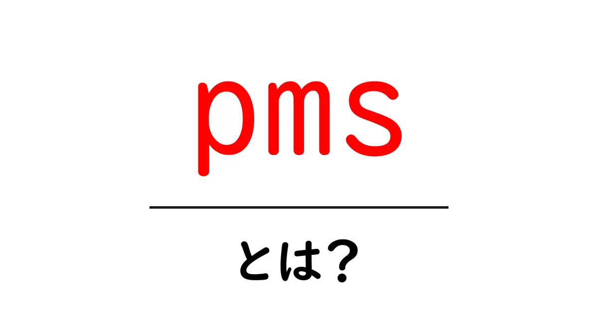 pmsとは？初心者でも分かる基本と対処のコツ共起語・同意語・対義語も併せて解説！