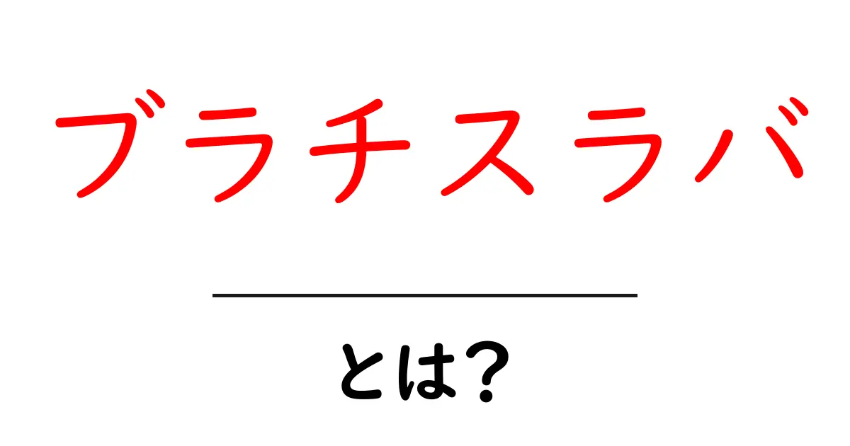 ブラチスラバ・とは？初心者向けガイド：基本情報と観光の魅力を解説共起語・同意語・対義語も併せて解説！