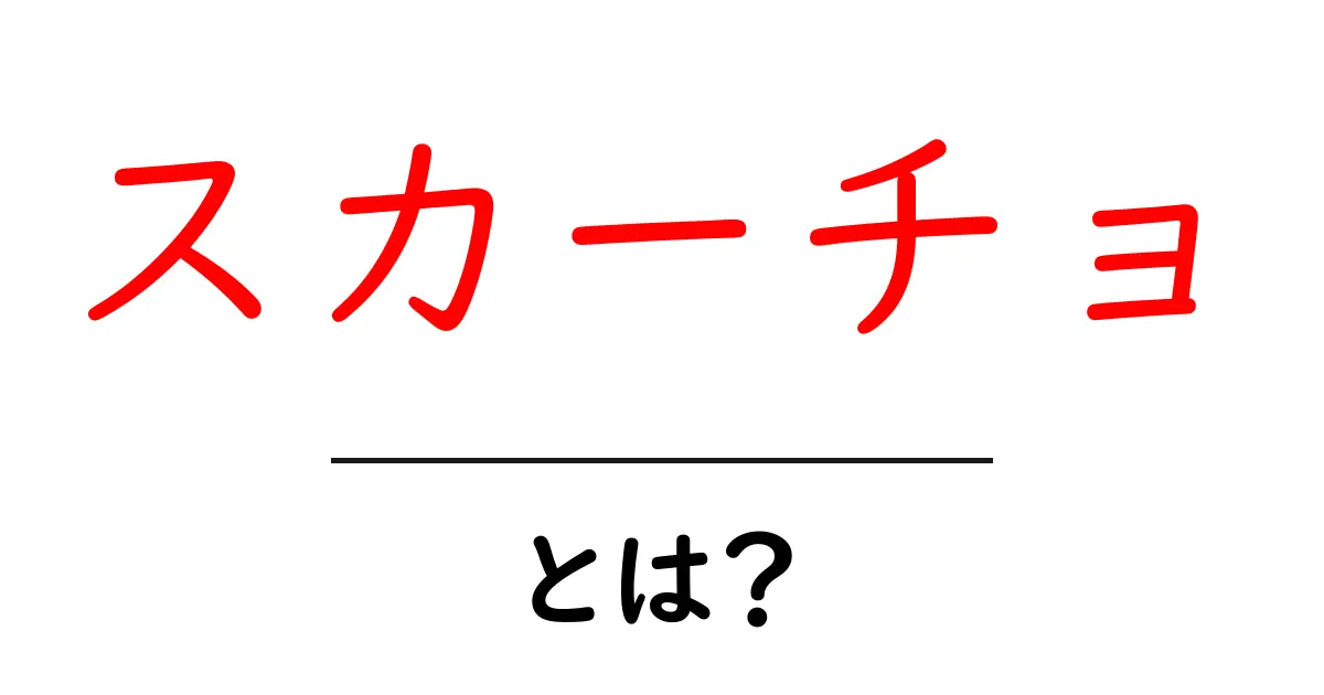 スカーチョ・とは？初心者が知っておく基本と着こなしのコツ共起語・同意語・対義語も併せて解説！
