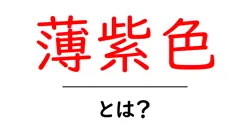 薄紫色・とは?初心者でも分かる意味と使い方ガイド共起語・同意語・対義語も併せて解説!