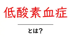 低酸素血症とは？原因・症状・対処を初心者にもわかる基礎解説共起語・同意語・対義語も併せて解説！