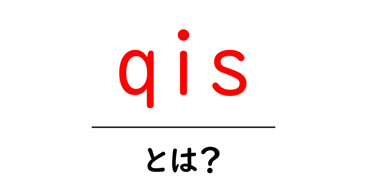 qisとは?初心者向けに分かりやすく解説 – 意味・使い方・SEO活用の基礎共起語・同意語・対義語も併せて解説!
