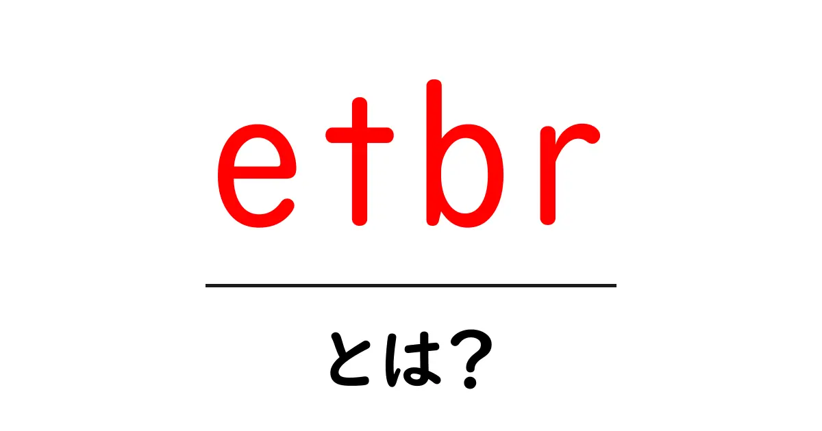 etbrとは?初心者向けにわかりやすく解説するガイド共起語・同意語・対義語も併せて解説!