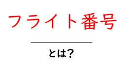 フライト番号・とは？初心者でも分かる基本と実用ガイド共起語・同意語・対義語も併せて解説！