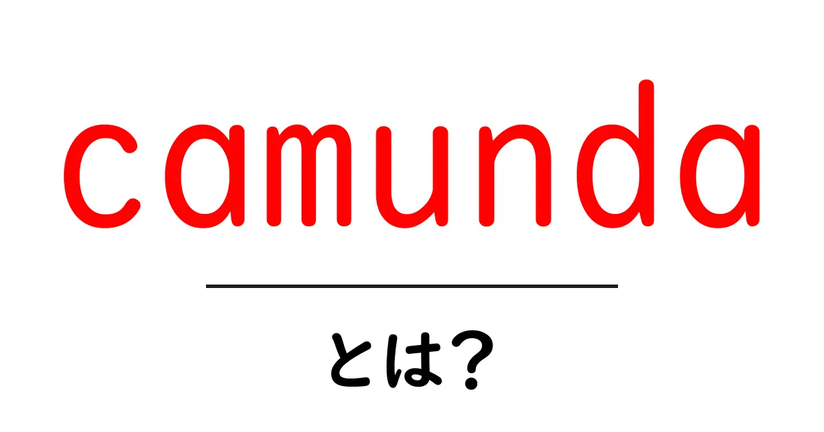 camundaとは？初心者にも分かる業務自動化の入門ガイド共起語・同意語・対義語も併せて解説！