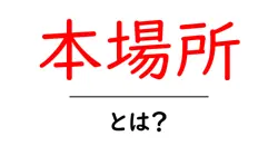 本場所・とは?初心者にもわかる大相撲の正式な大会ガイド共起語・同意語・対義語も併せて解説!