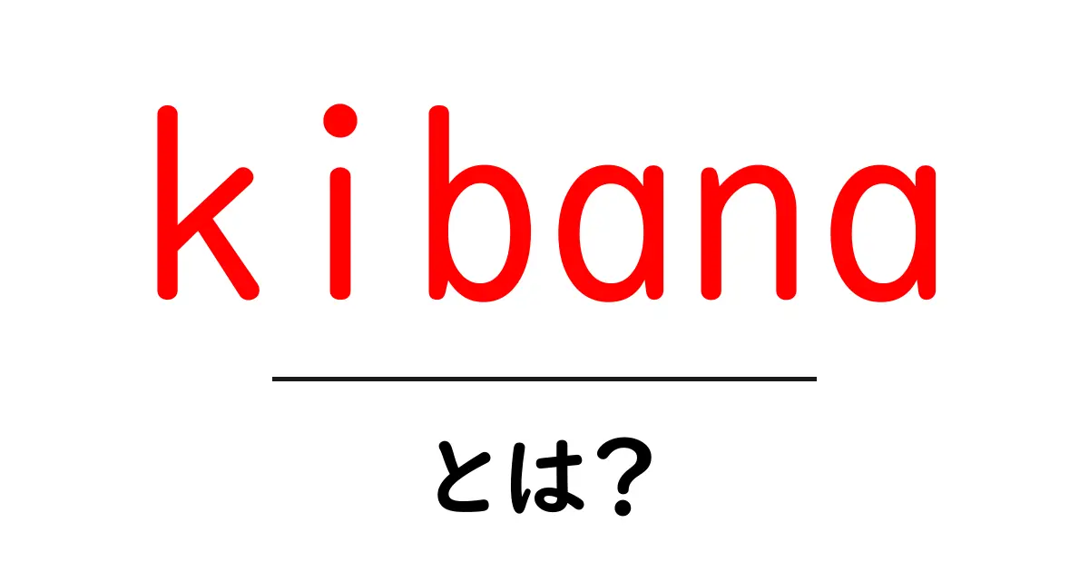 kibanaとは？初心者でも分かるデータ可視化ツールの基礎ガイド共起語・同意語・対義語も併せて解説！