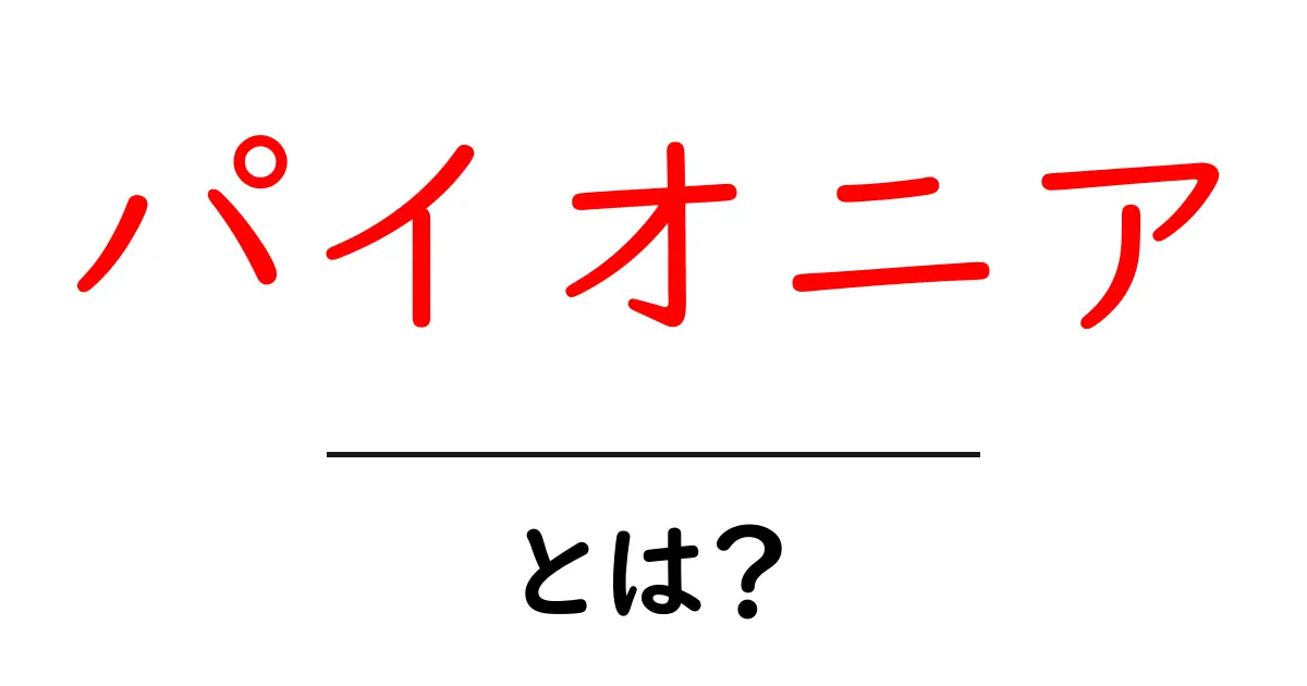 パイオニアとは？初心者にもわかる意味と使い方を徹底解説共起語・同意語・対義語も併せて解説！