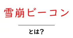 雪崩ビーコン・とは?初心者向けガイドで学ぶ使い方と安全の基本共起語・同意語・対義語も併せて解説!