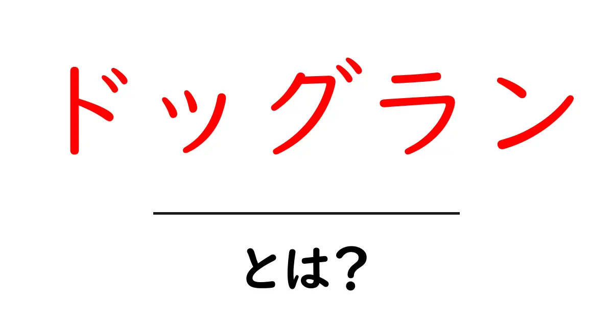 ドッグランとは？初心者が知っておく基本と楽しみ方共起語・同意語・対義語も併せて解説！