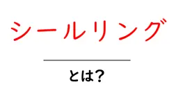 シールリング・とは？を徹底解説！中学生にも分かる入門ガイド共起語・同意語・対義語も併せて解説！