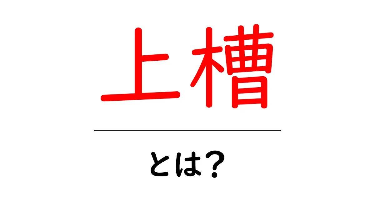 上槽・とは?初心者にもわかる酒造の基礎用語ガイド共起語・同意語・対義語も併せて解説!