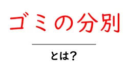 ゴミの分別・とは？初心者にもわかる基本と実践の解説共起語・同意語・対義語も併せて解説！