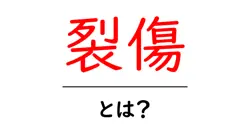 裂傷・とは？ 初心者向けに解説：応急処置とケアの基本共起語・同意語・対義語も併せて解説！