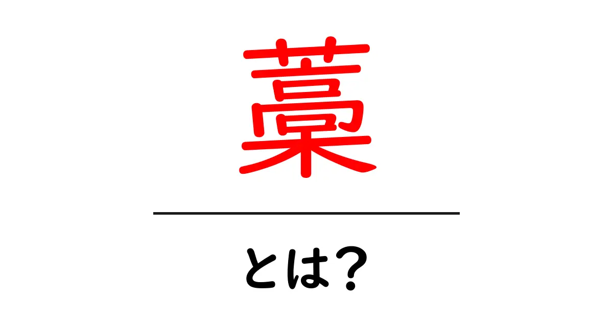 藁とは？初心者にも分かる藁の基本と日常での活用ガイド共起語・同意語・対義語も併せて解説！