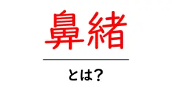 鼻緒・とは？意味と歴史をやさしく解説【初心者向けガイド】共起語・同意語・対義語も併せて解説！