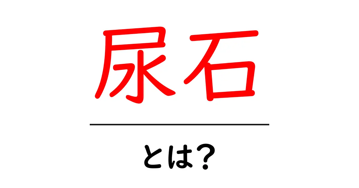 尿石とは？初心者でもわかる基本ガイド共起語・同意語・対義語も併せて解説！