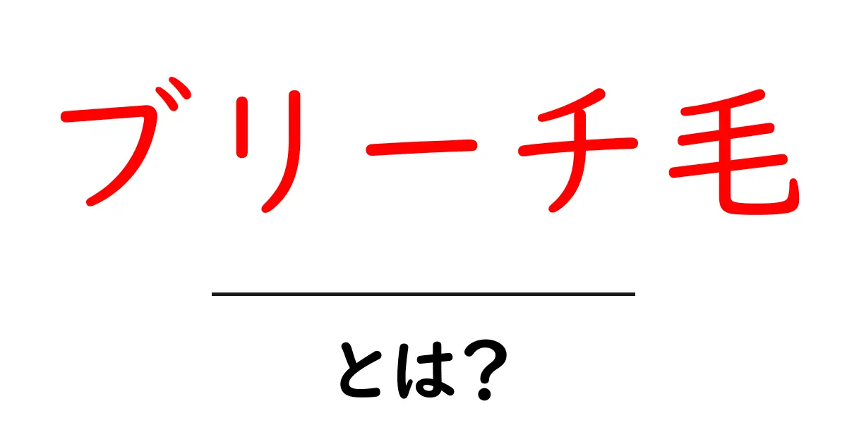 ブリーチ毛・とは？初心者でも分かる髪のダメージとケアの基本共起語・同意語・対義語も併せて解説！