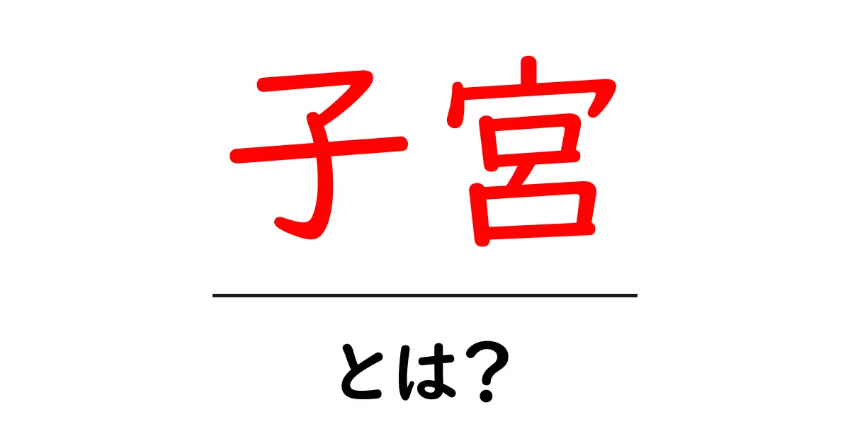 子宮って何?知っておきたい基礎知識共起語・同意語も併せて解説!