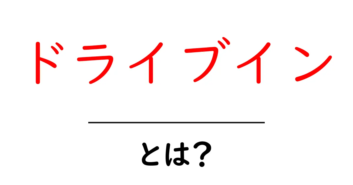 ドライブインとは?便利で楽しいアメリカの新しい食文化共起語・同意語も併せて解説!