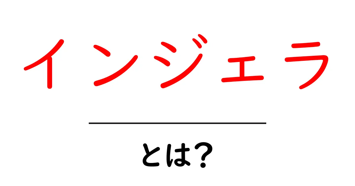 インジェラとは?エチオピアの伝統的なパンの魅力を探る共起語・同意語も併せて解説!