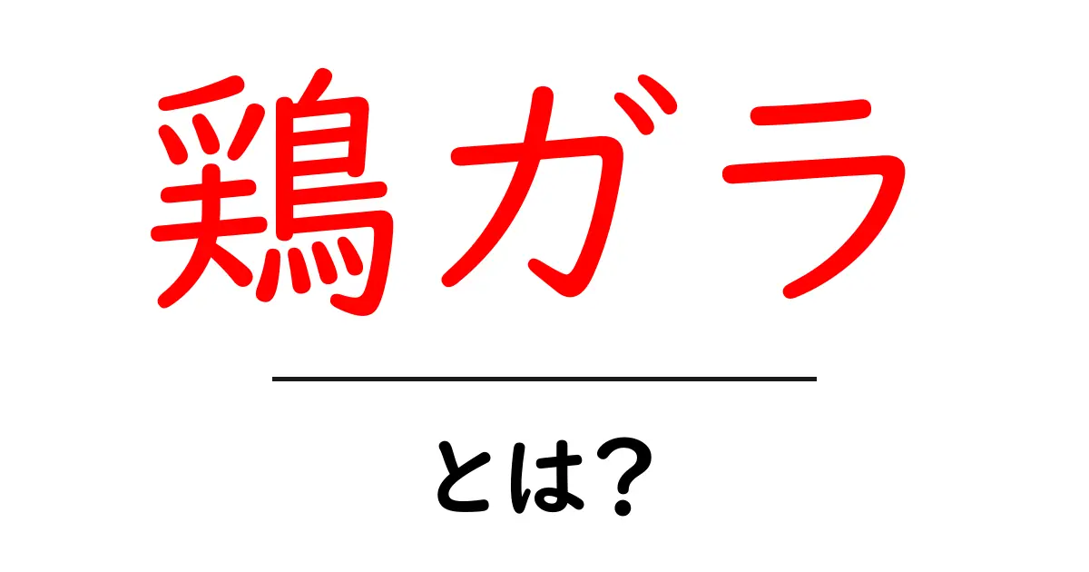 鶏ガラとは?美味しさの秘密と簡単な使い方を解説!共起語・同意語も併せて解説!